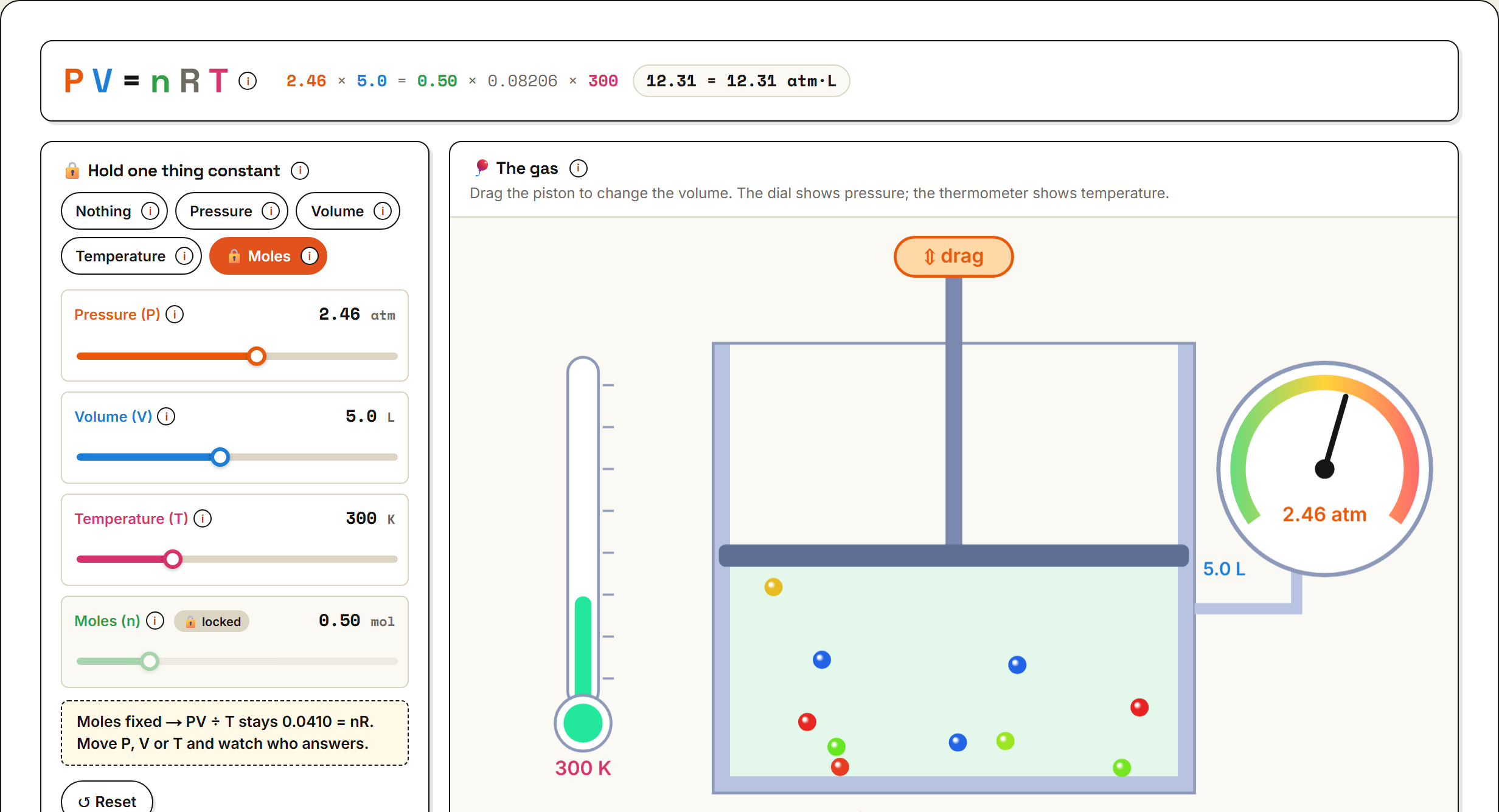 Ideal Gas Playground preview
